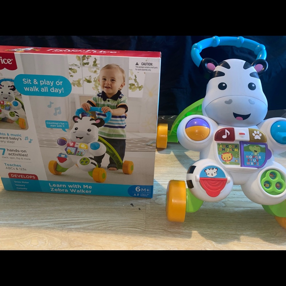 Zebra baby walker